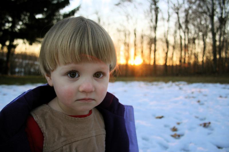 Antje at Sunset