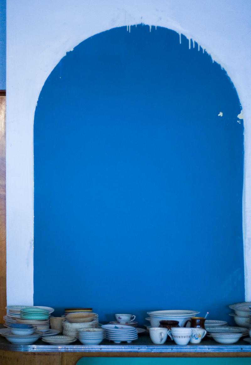 blue  dishes