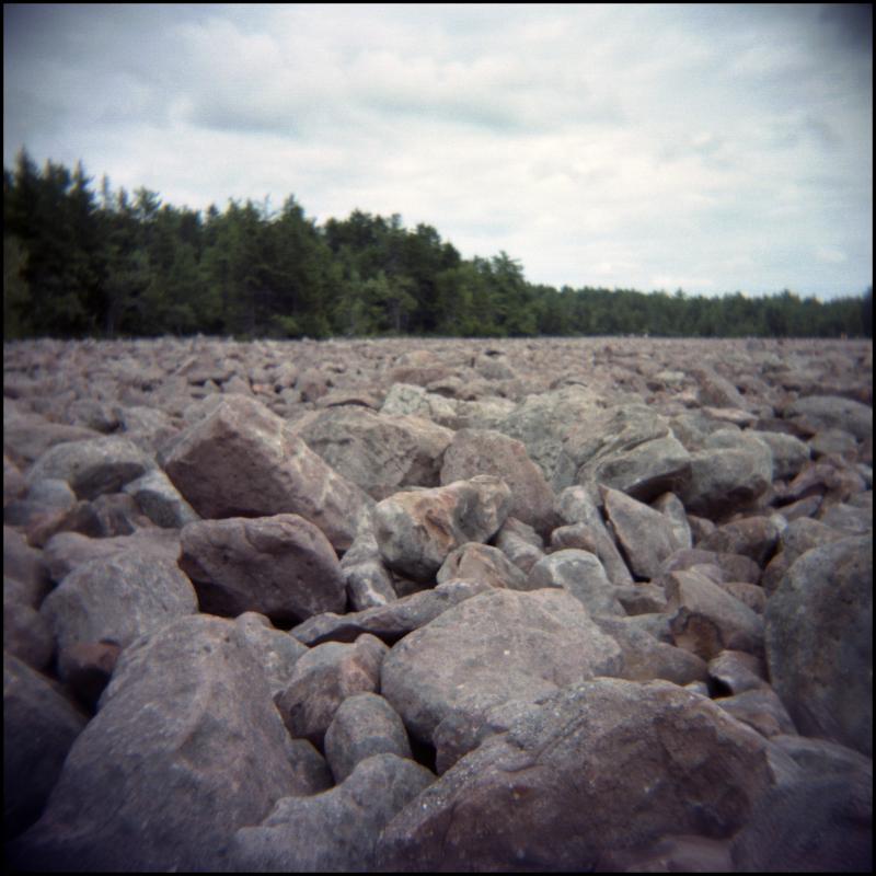 boulder field