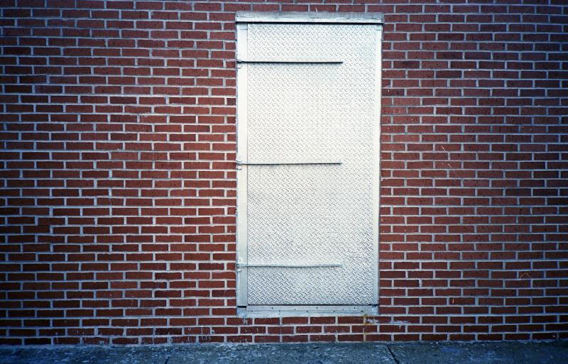 bricks  door