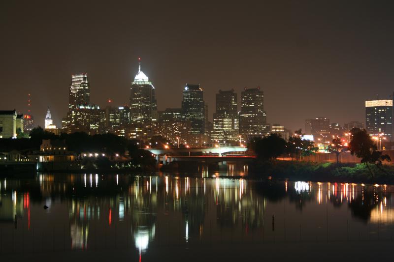 Center City from Undine Boathouse