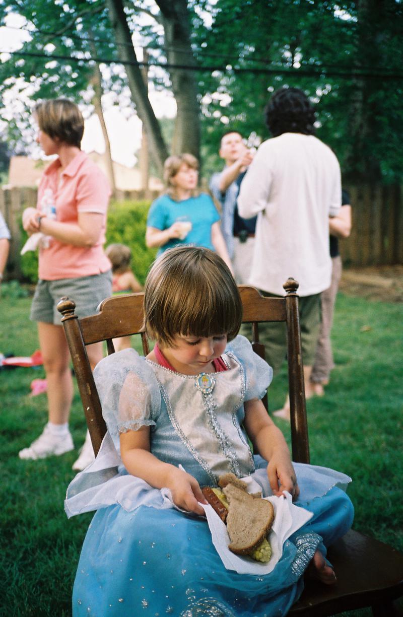 Cinderella eating