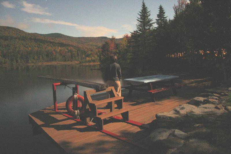 Kaela on the dock