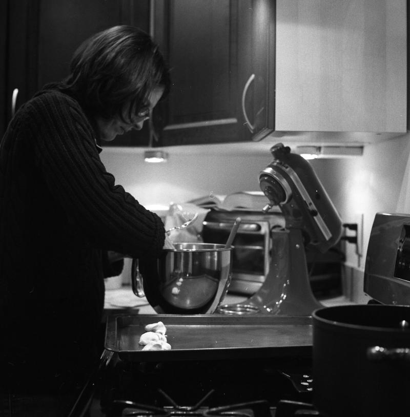 making cookies