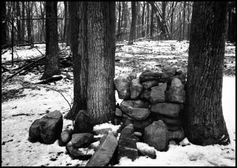 rocks-bw