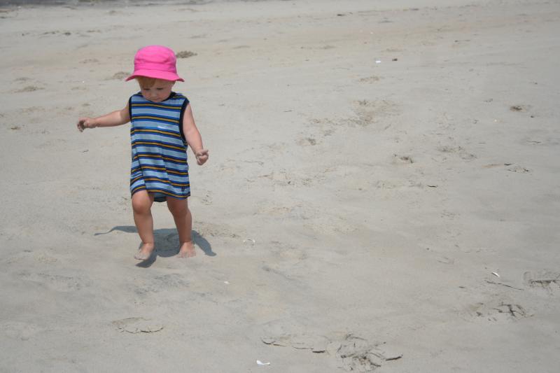 Running in the sand