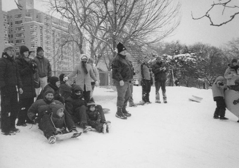 sledding