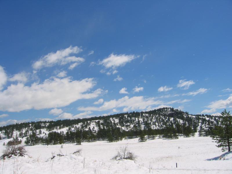 Snow in the Rockies