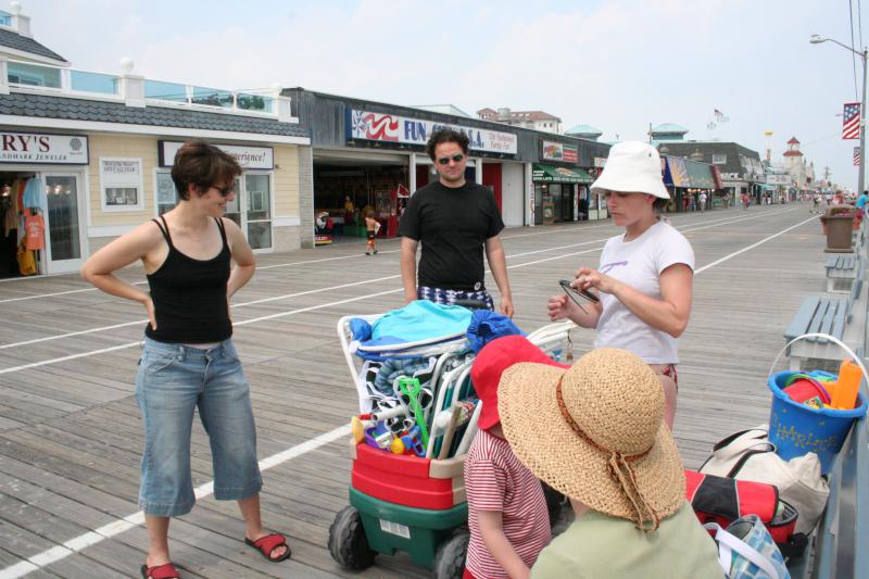 Talking on the Boardwalk