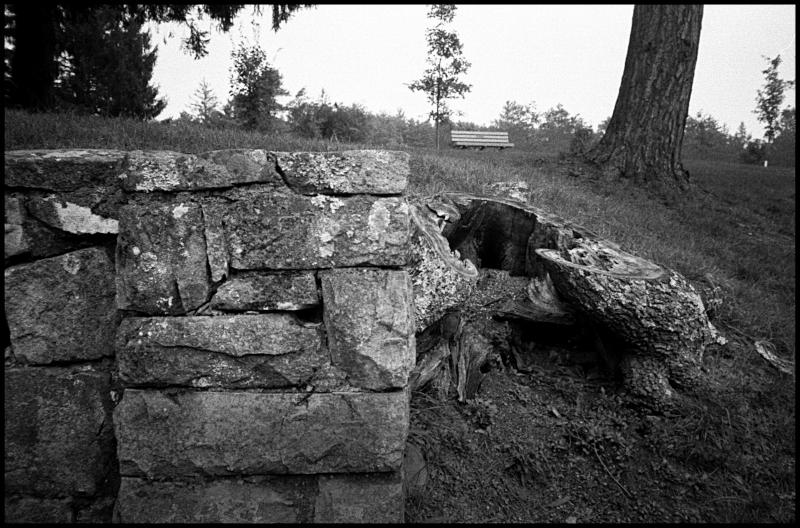 wall and bench