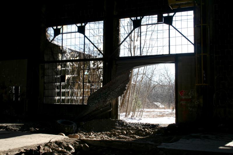 Windows outside